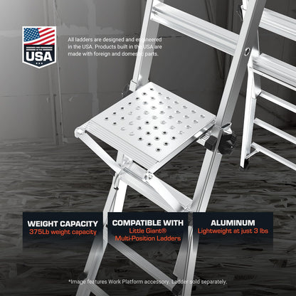 Little Giant Ladder Systems 10104 375-Pound Rated Work Platform Ladder Accessory