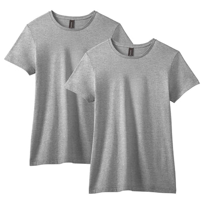 Gildan Softstyle playera de algodón, paquete de 2 - Sport Grey (2 unidades) - M