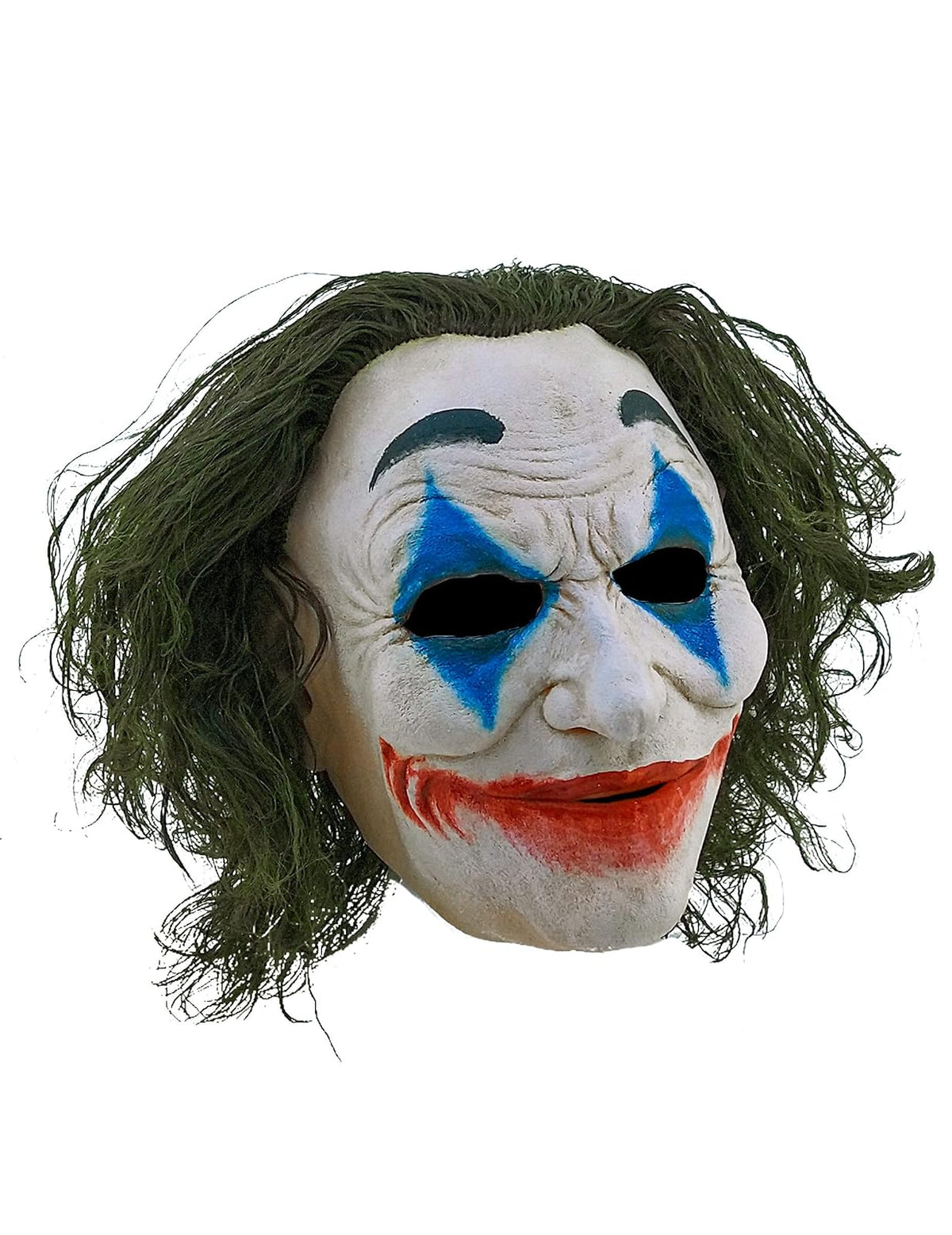Ghoulish Productions Máscara de Payaso Guason Jack el Loco para Disfraz de Joker o Payaso Latex, Standard, Multicolor por Ghoulish Productions