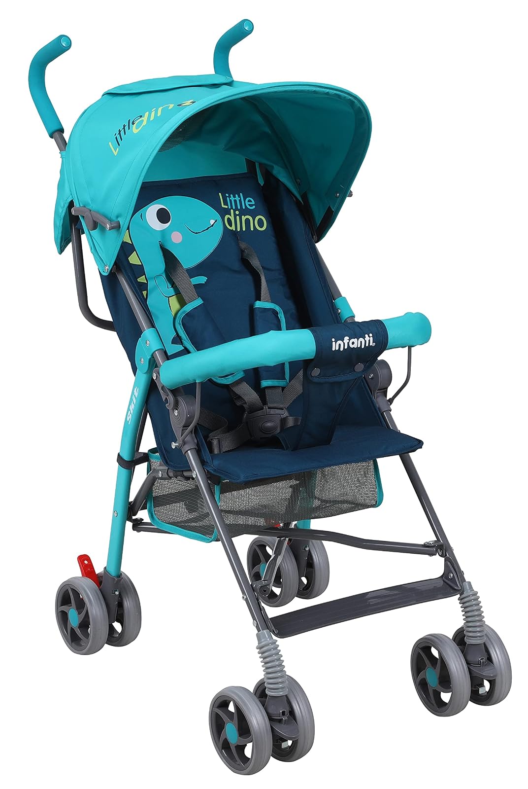 Infanti Carriola de Bastón SKIT Dino Azul, 6m-15kg - Dino azul
