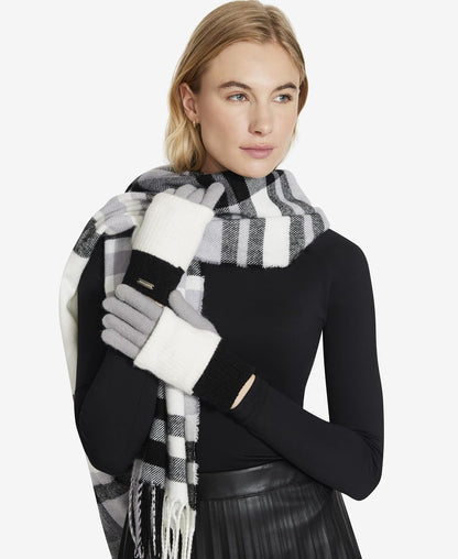 Steve Madden Womens Clockblock Knitlong Cuff Magic GlovesGloves
