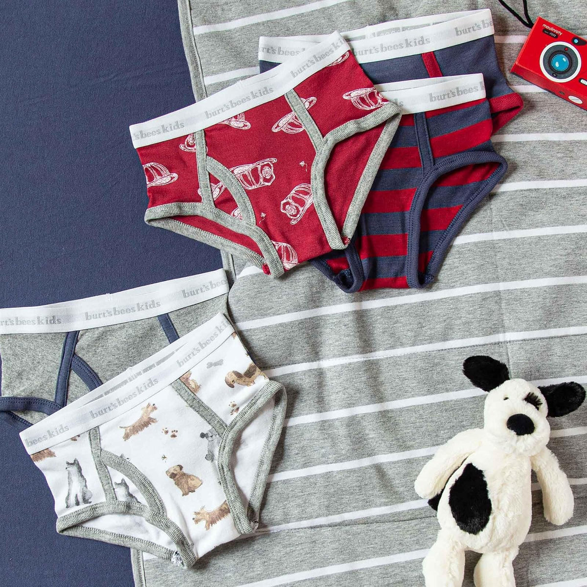 Burt's Bees Baby Toddler Boys' Underwear, Organic Cotton, Tag-Free Comfort Briefs Ropa Interior Niños