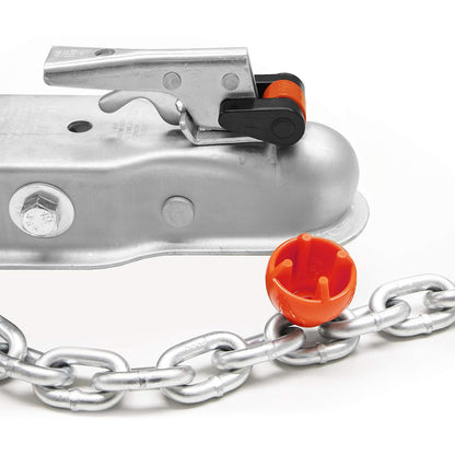 Rightline Gear Bola de Acoplamiento Antirrobo para Remolque con Cerradura, Plateado, 100T12