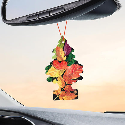 Little Trees - Ambientador para Automóvil, árbol Colgante Que Proporciona un Aroma Duradero para automóviles y hogares, Aire de otoño crujiente, 24 ambientadores