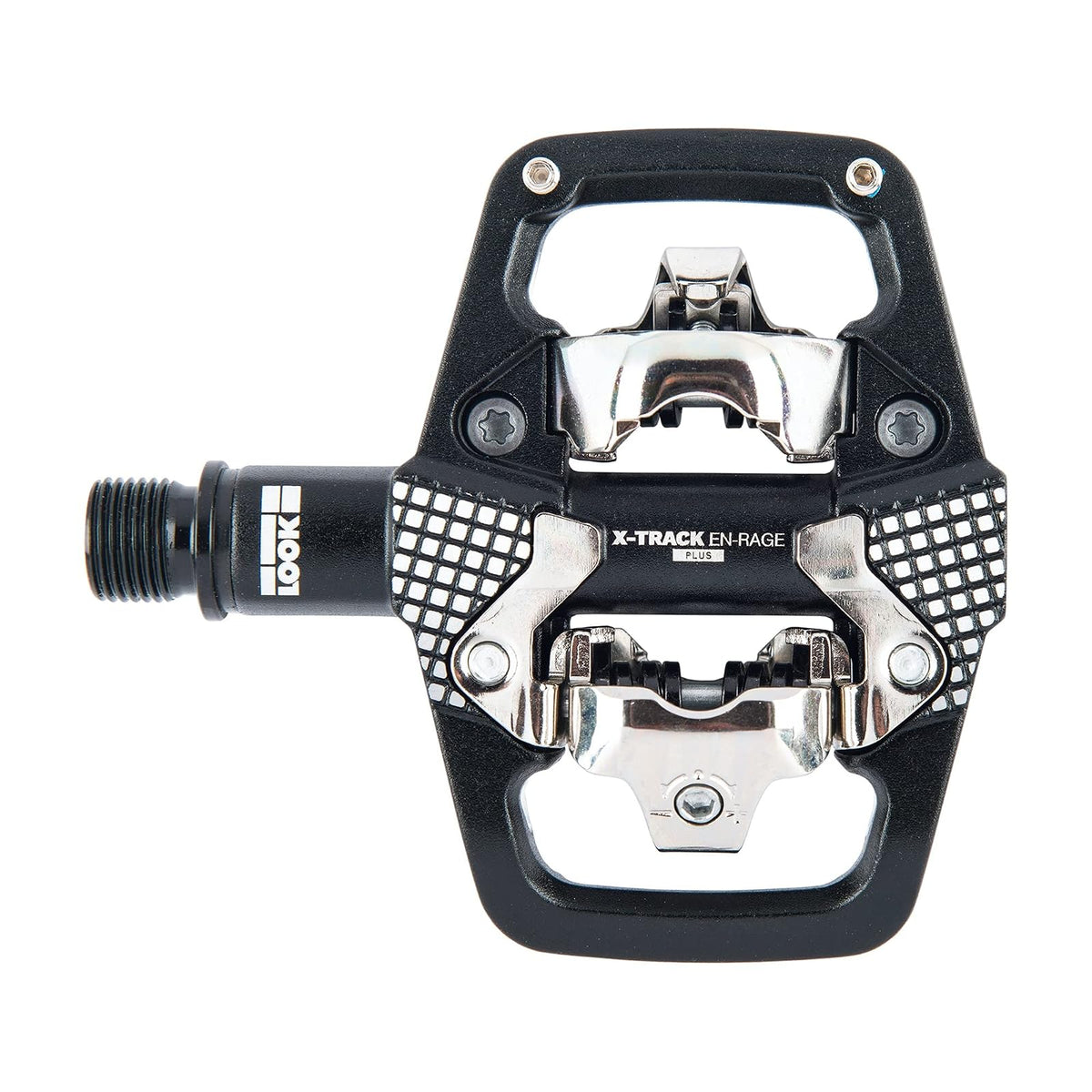 Look Cycle - X-Track En-Rage Plus MTB Pedals - Standard SPD Mechanism Compatible - Ultra Strong Forged Aluminum Body - Large Contact Surfaces - Ideal Enduro Bike Pedals