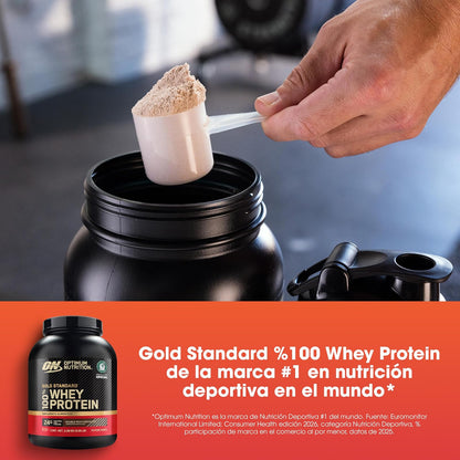 Optimum Nutrition Gold Standard Isolated Blend 100% Whey Protein Doble Chocolate 24 g de proteina aislada, baja en Lactosa y Carbohidratos Bote 5lb
