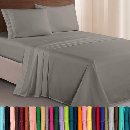 Elegant Comfort Espejo de Piso de Cuerpo Entero Elevens 65 x 22 Pulgadas, Gris - Twin - Twin XL - Gris