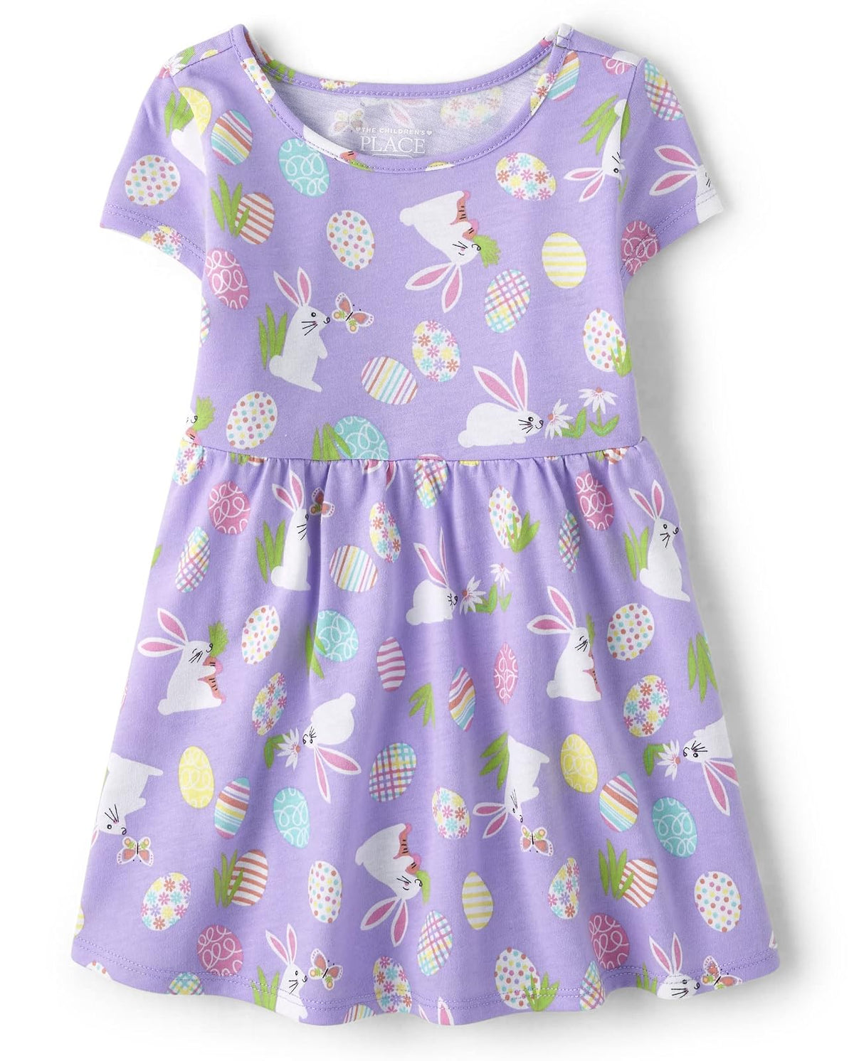 The Children's Place Vestidos Casuales de Manga Corta para niñas pequeñas Atuendo de Jugador para Bebé-Niñas