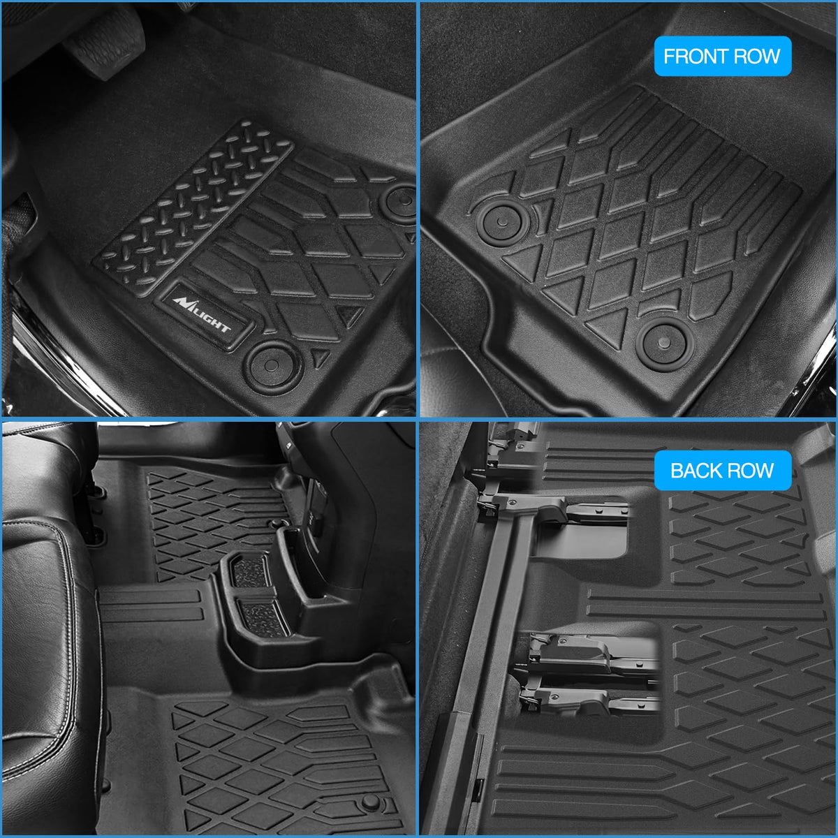 Nilight TPE - Alfombrillas para Volkswagen VW Golf MK7 (Not for R GTI) 2015 2016 2017 2018 2019 2020 2021, para Todo Tipo de Clima, Revestimiento de Piso Resistente