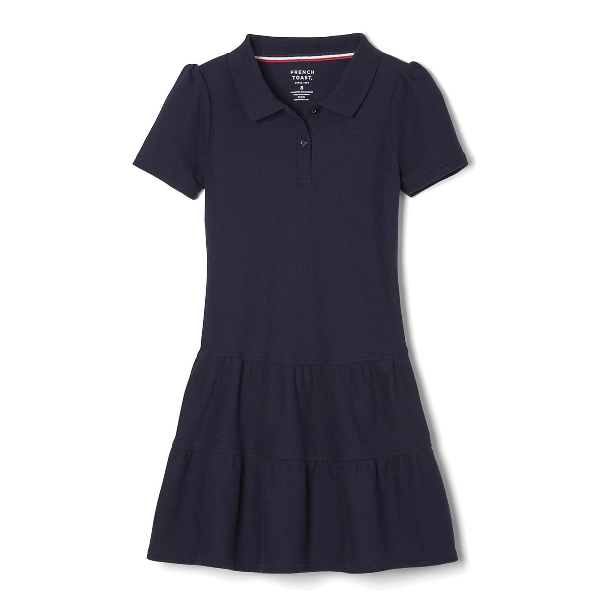 French Toast - Vestido Polo de piqué con Volantes para niña