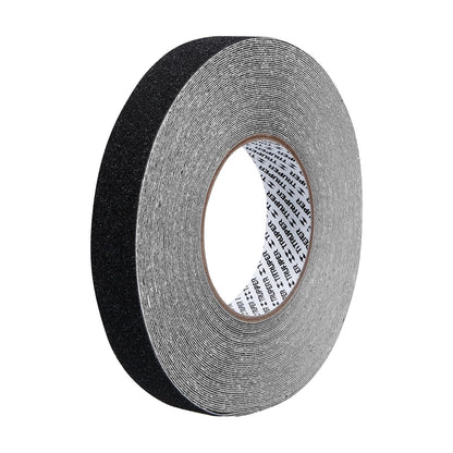 Truper CIA-118N, Rollo de 18 m de cinta antiderrapante negra 25mm con abrasivo