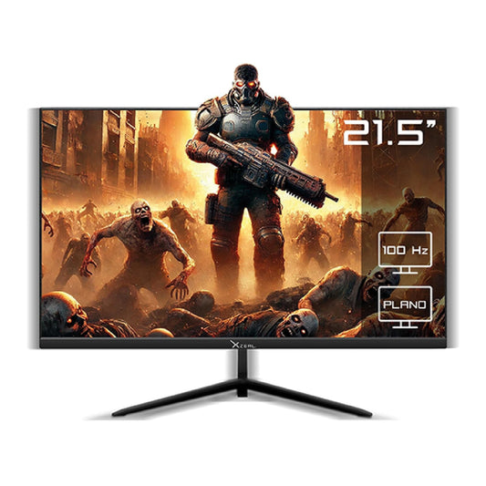 Xzeal Monitor 21.5" XST 580-1 Panel Plano VA HD 100Hz 5ms 1xVGA + 1xHDMI + 1xDC + Vesa 75x75mm Negro