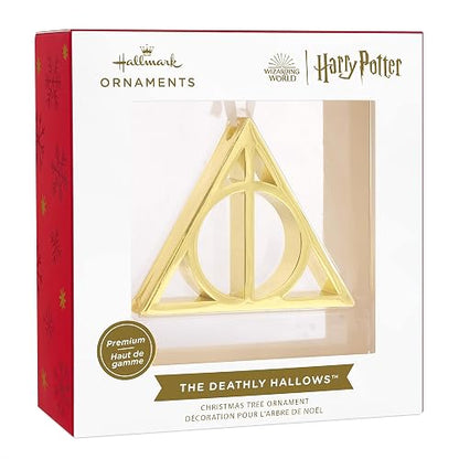 Hallmark Harry Potter - Adorno navideño con símbolo de Las Reliquias de la Muerte, Metal