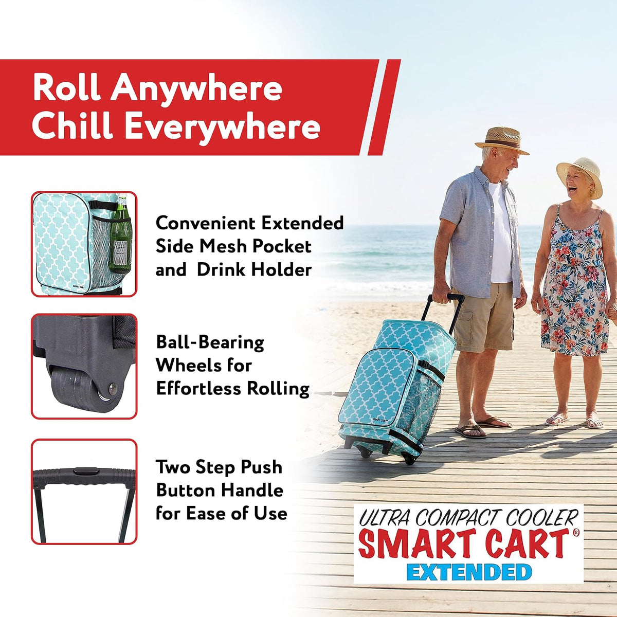 dbest Products Ultra Compact Cooler Smart Cart