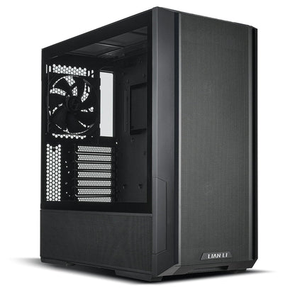 Lian Li Lancool 216 Estuche de Torre Media con Alto Rendimiento de refrigeración - Incluye Ventiladores PWM Frontales Dobles de 160 mm y 1 Ventilador PWM Trasero de 140 mm - Centrado en Flujo de Aire