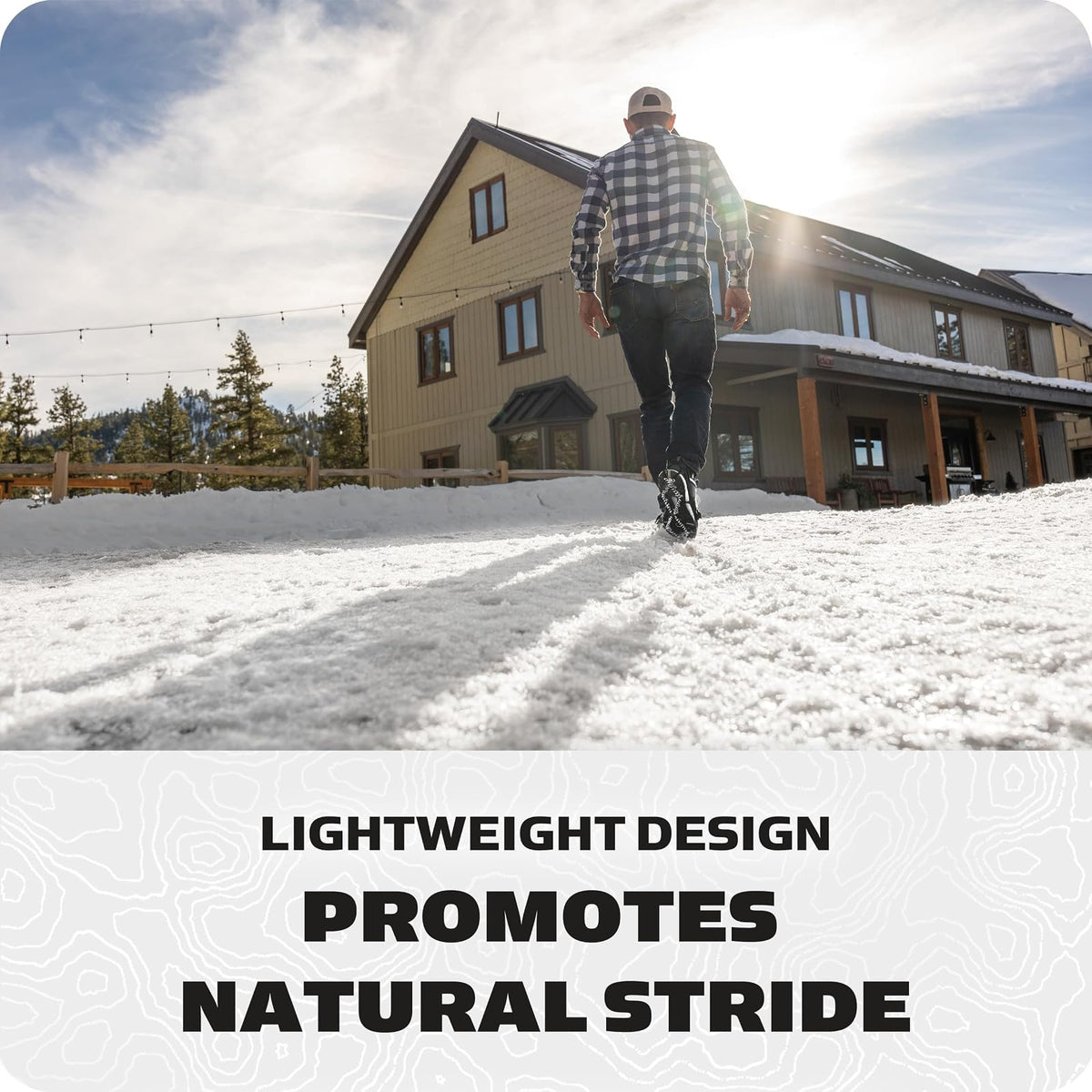Yaktrax Pro Plus - Tacos de tracción para Hielo y Nieve, Agarre de Bobina de Acero de 360 ° para tracción en Todas Las direcciones, Parte Superior de termoplástico Flexible, fácil de Poner y Quitar