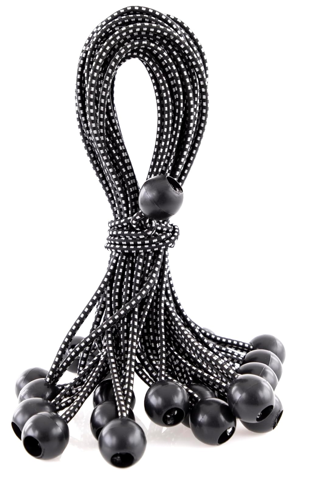 Kotap bb-11b bola bungee, 27.9 cm, Negro, 25 piezas