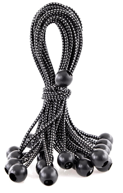 Kotap bb-11b bola bungee, 27.9 cm, Negro, 25 piezas