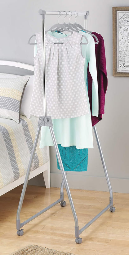 Whitmor - Perchero Plegable para Ropa, Altura Ajustable