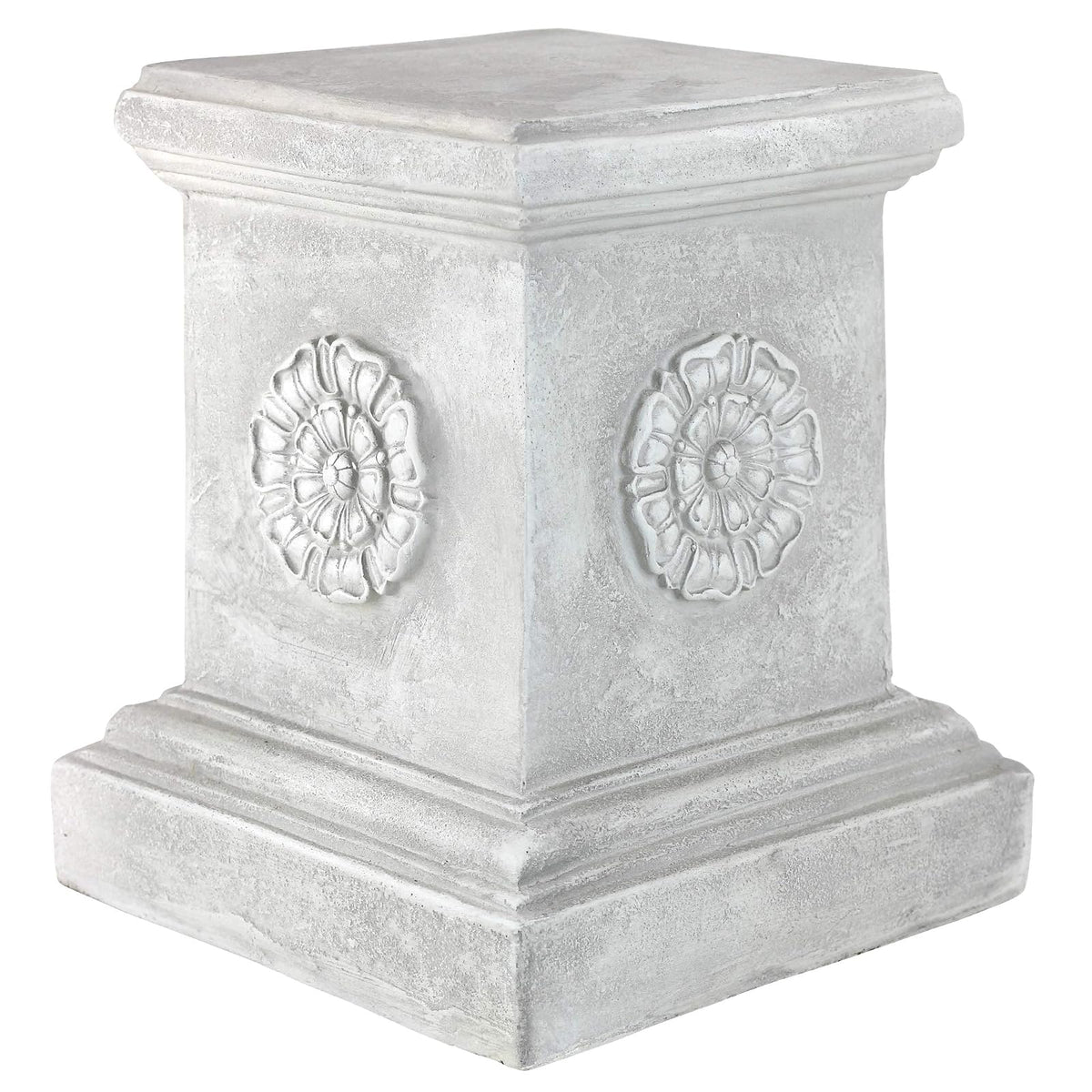 Design Toscano English Rosette Garden Sculptural Plinth - Large