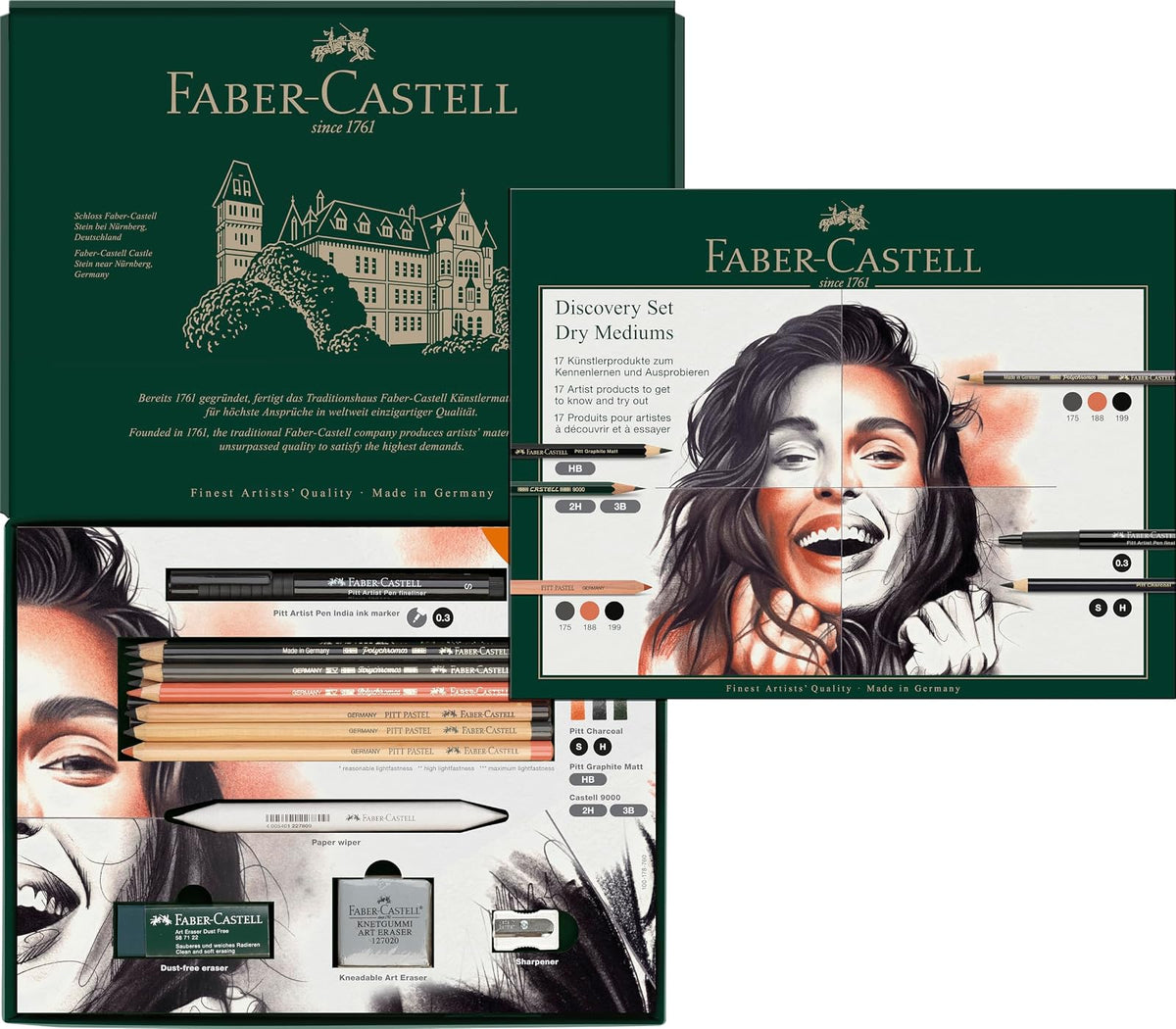 Faber-Castell Discovery Set Albrecht Dürer Arte Soluble en Agua 12 Piezas - Moderno