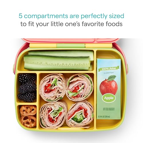 Munchkin Bento Box - Lunchera infantil, color amarillo