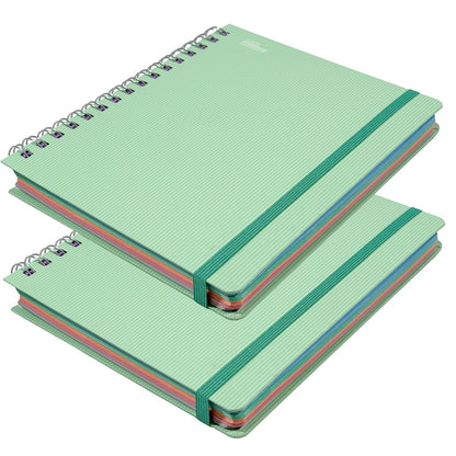 Printaform Libreta Forma Francesa Universitaria, 200 Hojas, 2 Piezas - Cuadro Chico - Menta