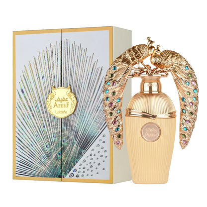 Lattafa Afeef Eau de Parfum Spray for Unisex, 3.4 Ounce