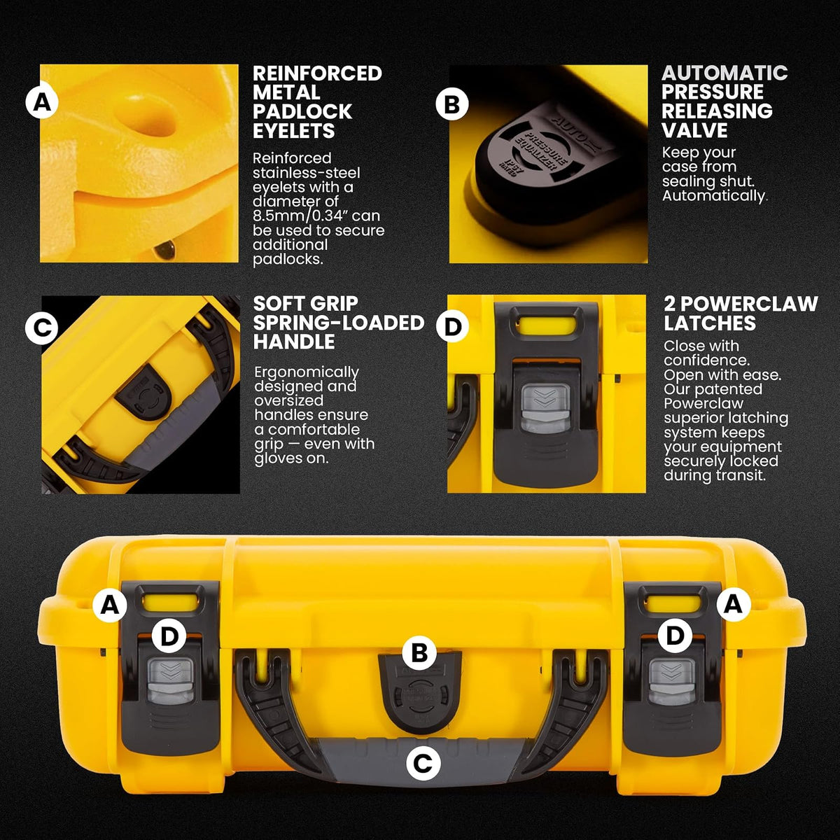 Nanuk 909 - Funda rígida Impermeable para cámara de Fotos