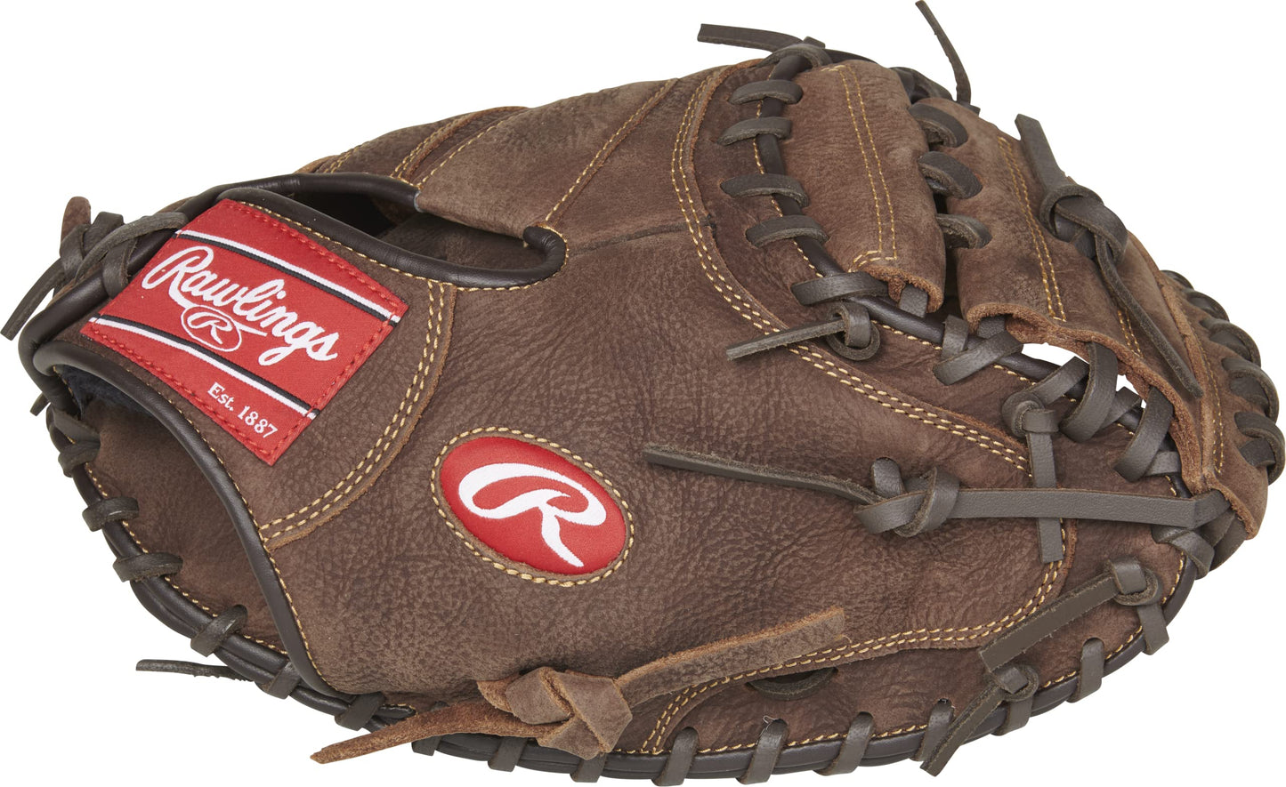 Rawlings | Mitón de béisbol Preferido para Jugadores, Tiro para Mano Derecha, 33 Pulgadas, Red Cerrada de una Sola Pieza