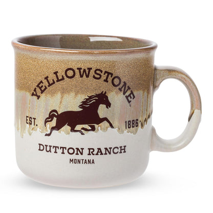 Silver Buffalo Care Bears Taza de Sopa de Cerámica 24oz - Yellowstone Dutton Ranch Montana