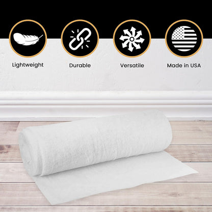 AK-Trading 36 Inch Wide Bonded Dacron Upholstery Grade Polyester Batting (10 Yards)