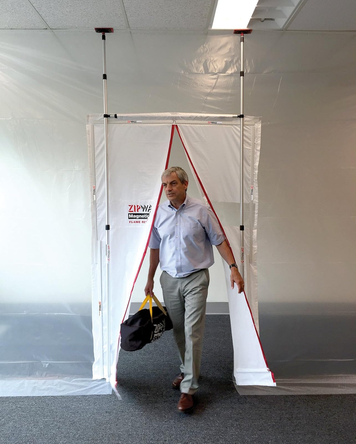ZipWall MDK - Kit de puerta magnética para barrera antipolvo