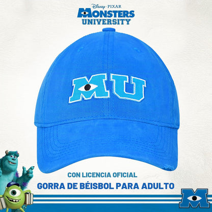 Disney Pixar Monsters Inc Monsters University - Gorra de béisbol Ajustable, para Adultos y jóvenes