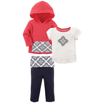 Yoga Sprout Conjunto de 3 Piezas Unisex para Bebé y Niño - 4T - Ornate Clover Toddler