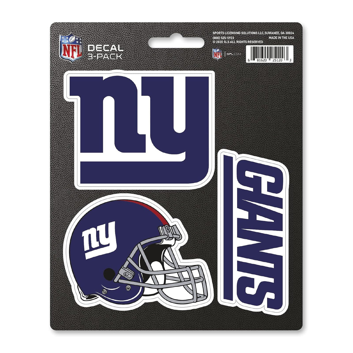 NFL Team Decal – Pack de 3, Azul