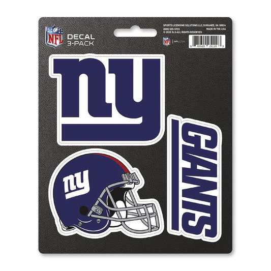 NFL Team Decal – Pack de 3, Azul