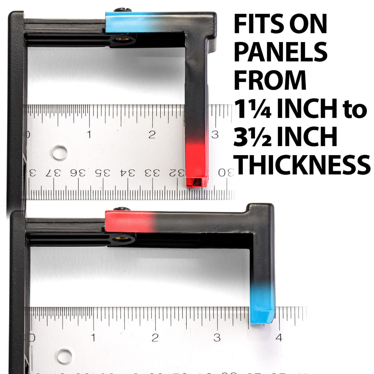 Officemate 22005 Over the Panel Double Door Hooks, charcoal