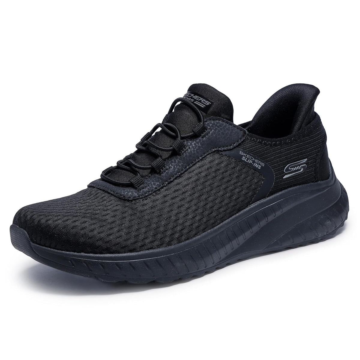 Skechers - Zapatillas de Deporte Skechers Bobs Squad Chaos para Mujer - 24.0 cm - Black