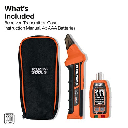 Klein Tools ET350 Detector de disyuntores digital 4 en 1, detector de fallos de salida, probador de voltaje sin contacto, probador GFCI, modo de aprendizaje y localización, LCD retroiluminado, luz