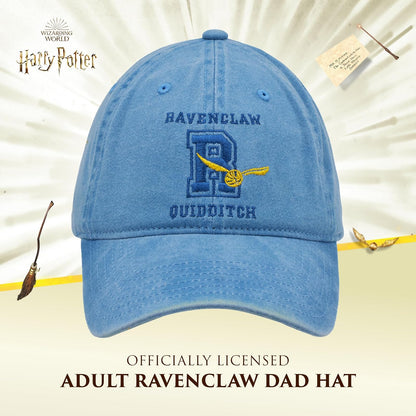 Harry Potter Harry Potter Dad Hat, Quidditch Women's Adjustable Cotton Baseball Cap with Curved Brim Gorra de béisbol Unisex Adulto