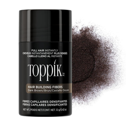 Toppik Fibras de Construcción de Cabello - Dark Brown - 12 g (Paquete de 1)
