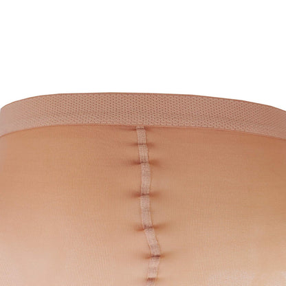 Truform Sheer Compression Pantyhose, 15-20 Mmhg, Women's Shaping Tights, 20 Denier Light Beige, Pack of 1