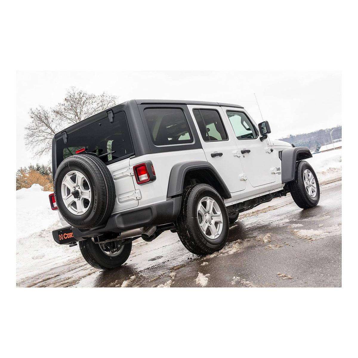 CURT Manufacturing 13392 - Enganche para Remolque de Clase 3 (Receptor de 5 cm) para Jeep Wrangler JL Negro