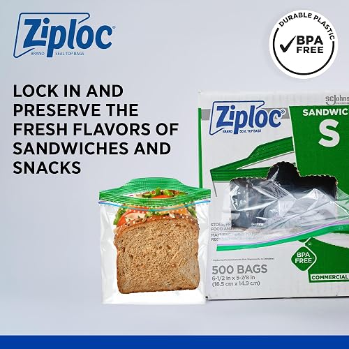 Ziploc Sandwich bag 500 ct