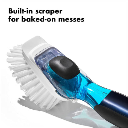OXO New Good Grips - Juego de cepillos para Platos dispensadores de jabón