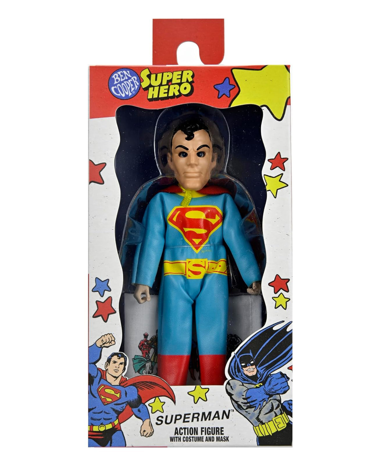 DC Comics x Ben Cooper Colección de Disfraces para Niños Serie 5 - Figura de Acción con Disfraz de Superman