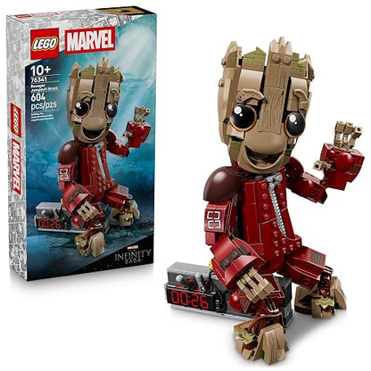 LEGO | Marvel Groot con Traje de Saqueador Set de Construcción de Juguete Articulado para Niños y Niñas – Guardianes de la Galaxia Vol. 2 – Regalo para Mayores de 10 Años – 76341