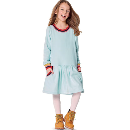 Burda Style Patrón de costura para vestidos, multicolor