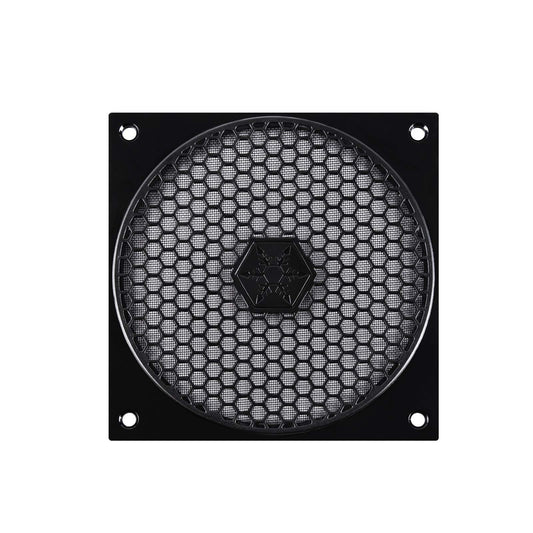 SilverStone Technology SST-FF123W tek - Filtro de Ventilador Ultrafino de 120 mm con refrigeración magnética, FF121B Paquete de 2, 120 mm